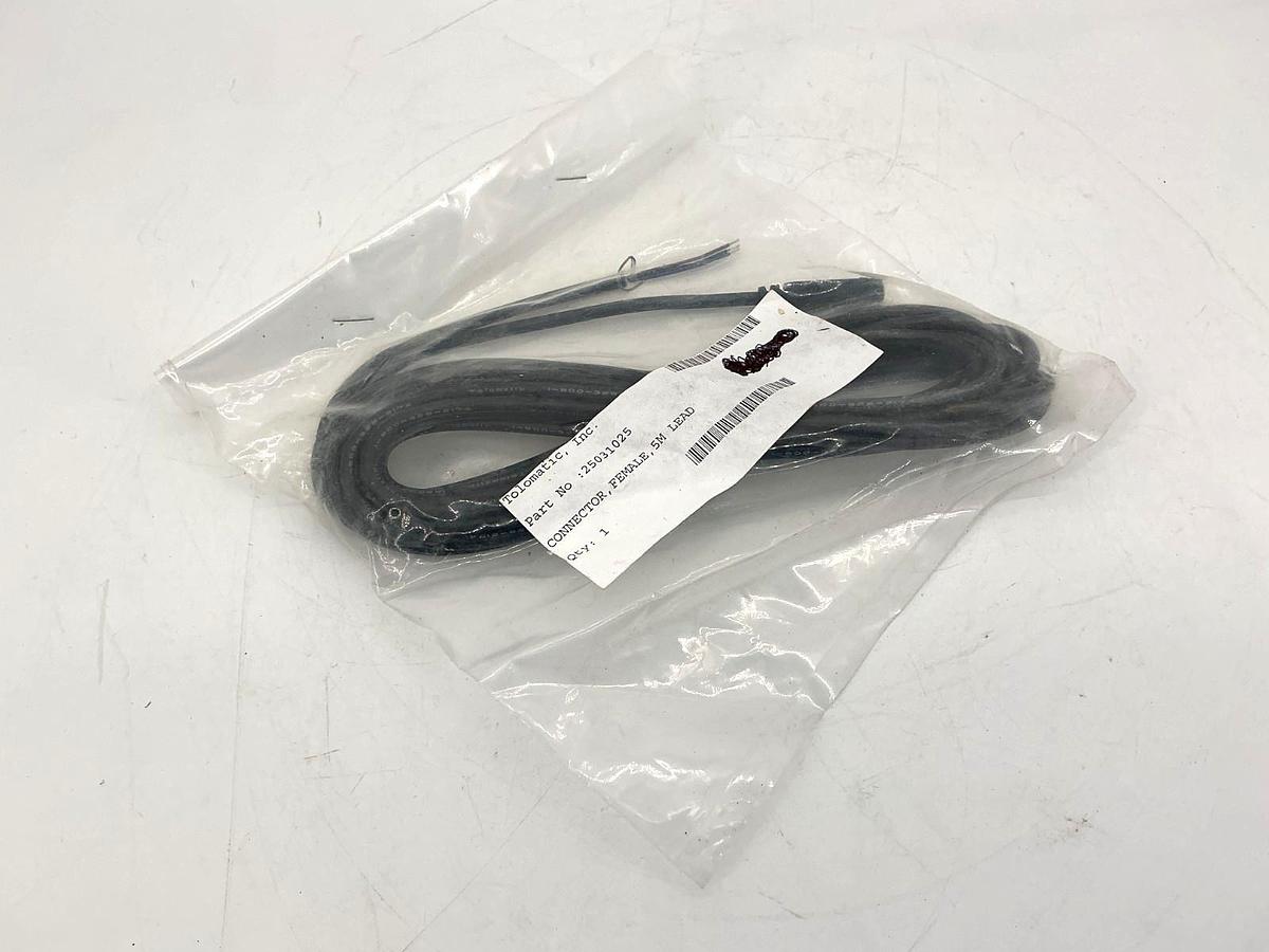 New Tol-O-Matic 25031025 Connector Cable 3-Pin Female 3-Wire 5m Lead
