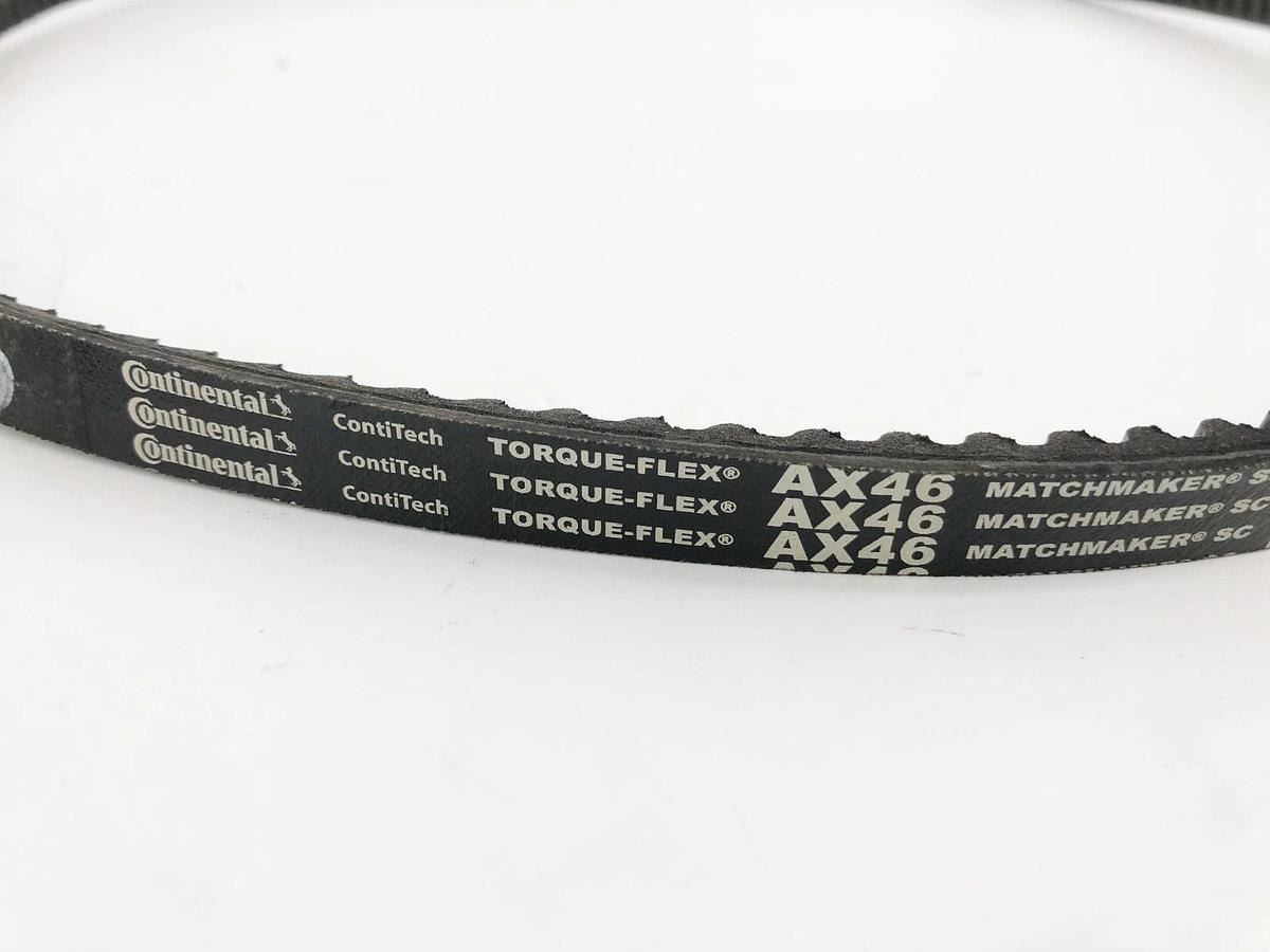 Lot of 2 New AX46 Cogged V-Belts Gates 9012-2046 Continental AX46 - No Box