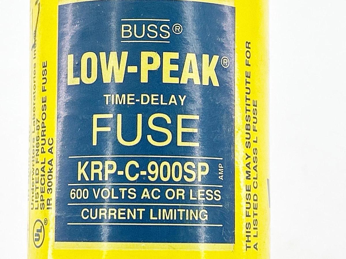 New Bussmann KRP-C-900SP Time Delay Fuse 900A 600V Class L - No Box