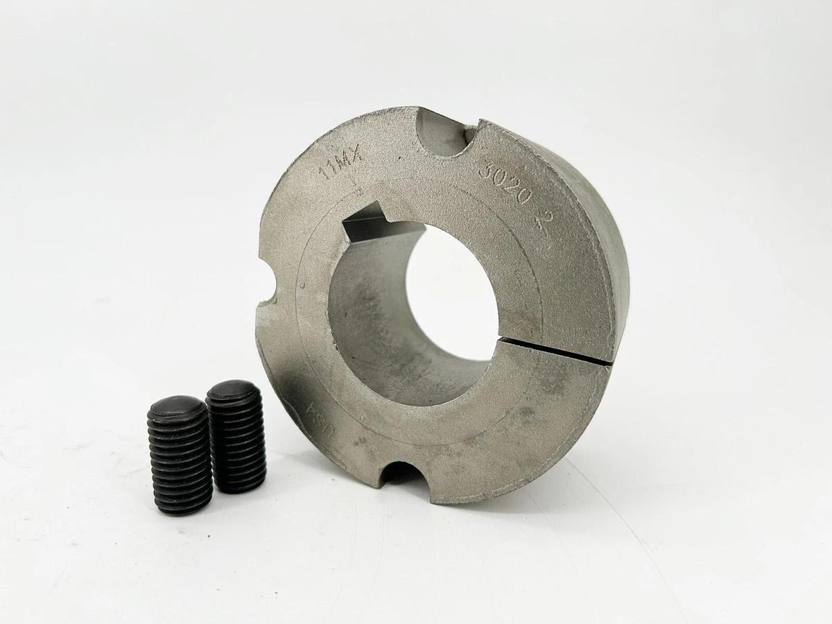 New Martin 3020-2 Taper Bushing 4-1/2 OD 2" Through Bore 1/2X1/4 Keyway Steel