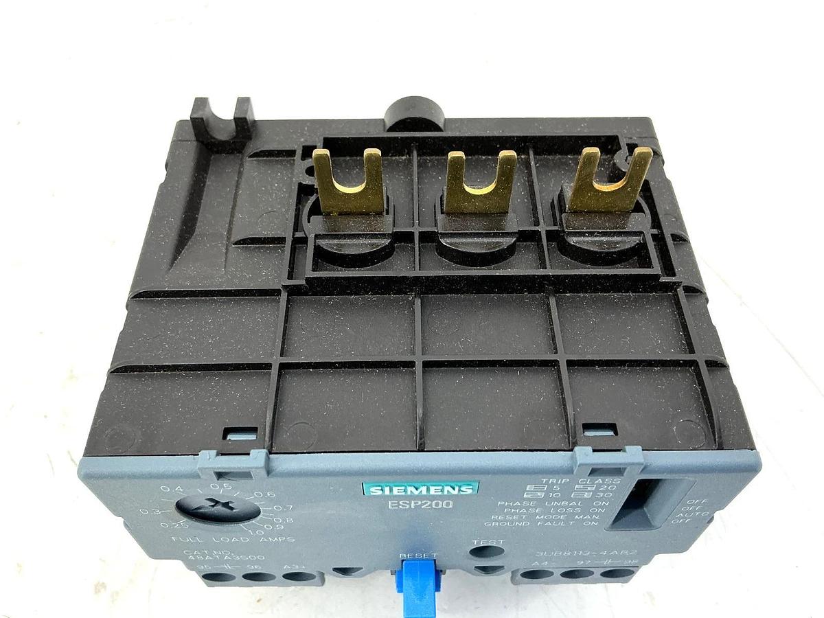 New Siemens 48ATA3S00 Solid State Overload Relay 3Ph .25-1A 50/60HZ 3UB8113-4AB2
