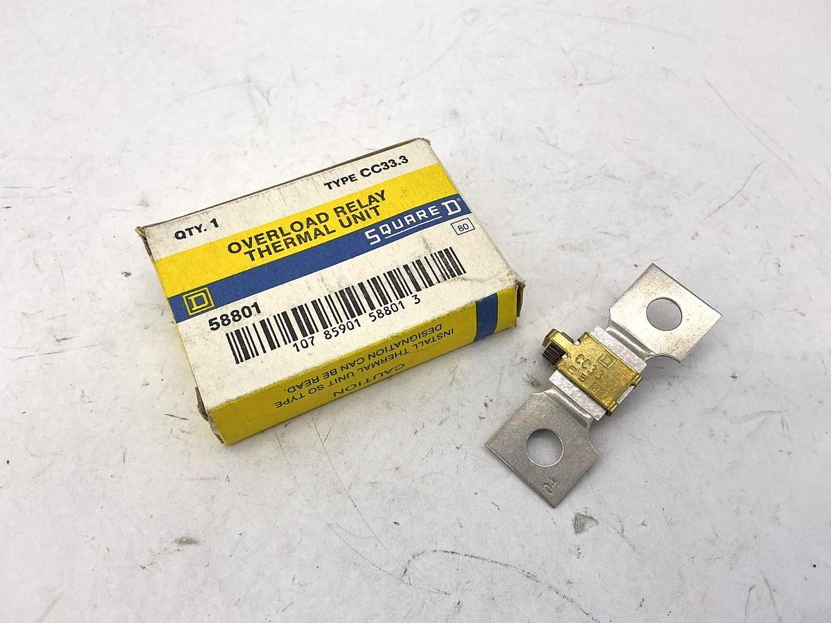 New Square D CC33.3 Overload Relay Thermal Unit