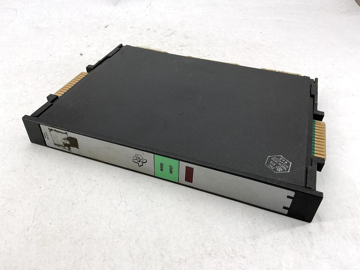 Used Texas Instruments 500-5018 Word Input Module 24VDC Nominal Class 2 Power Supply