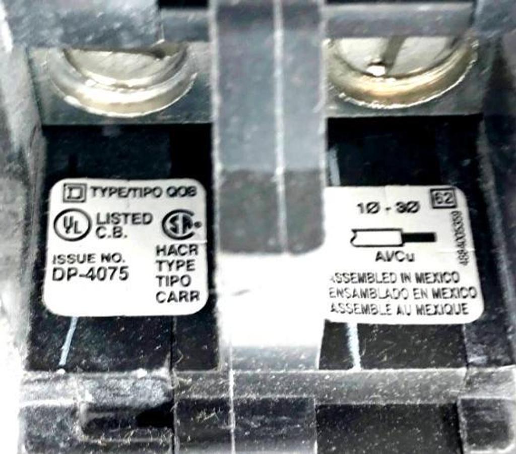 New Square D QOB250H Circuit Breaker 50A 240V 50/60Hz 2 Pole