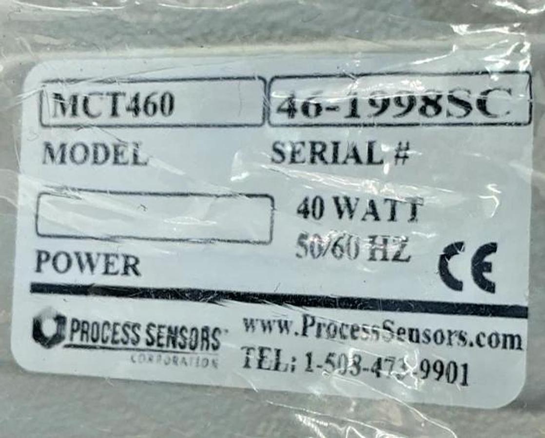 New Process Sensors MCT460 NIR Moisture Meter w/ FBX-OI 90-260VAC 40W