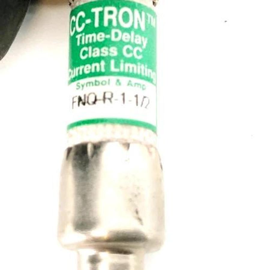Lot of 4 New Bussmann FNQ-R-1-1/2 Fuses 1-1/2A 600VAC Class CC - No Box