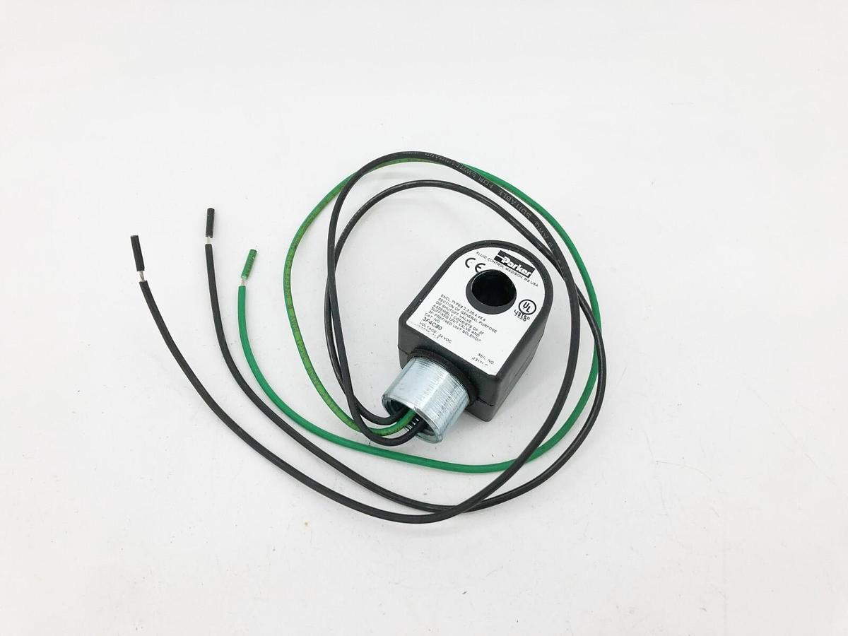 New Parker 3F4C80 Solenoid Coil 24VDC 11.5W - No Box