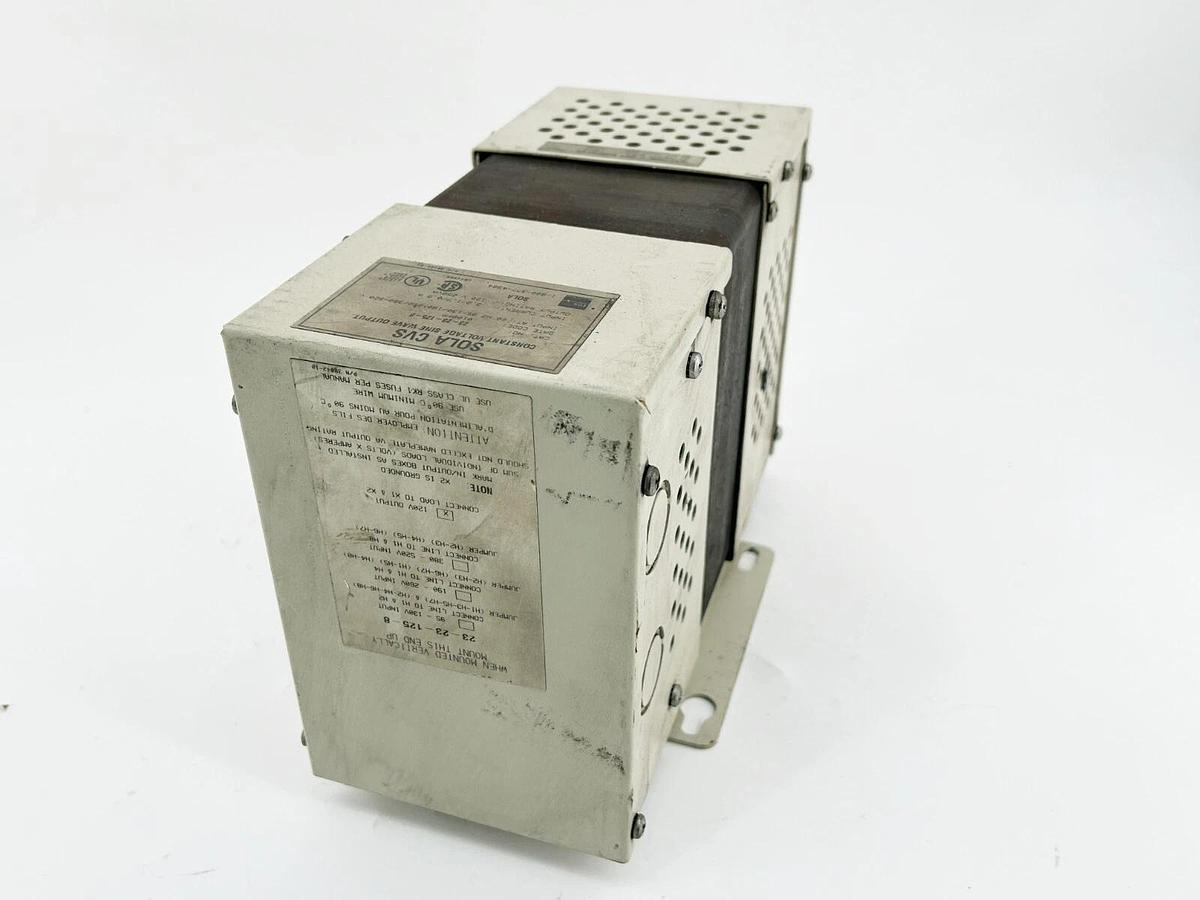 Used Sola 23-23-125-8 Constant Voltage Sine Wave Output 520V 60Hz 3.2A
