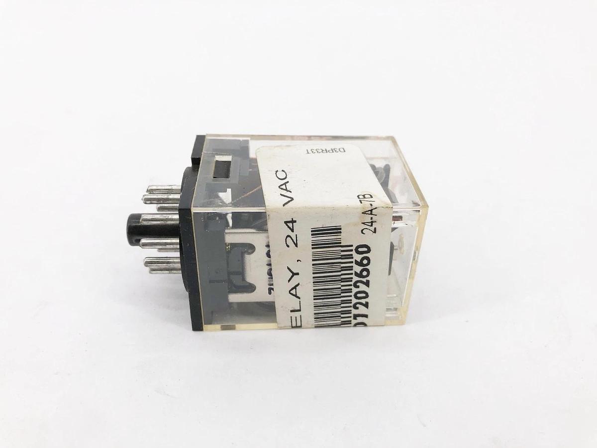 New Cutler Hammer D3PR33T Relay 3PDT 24VAC w/ Test Button - No Box
