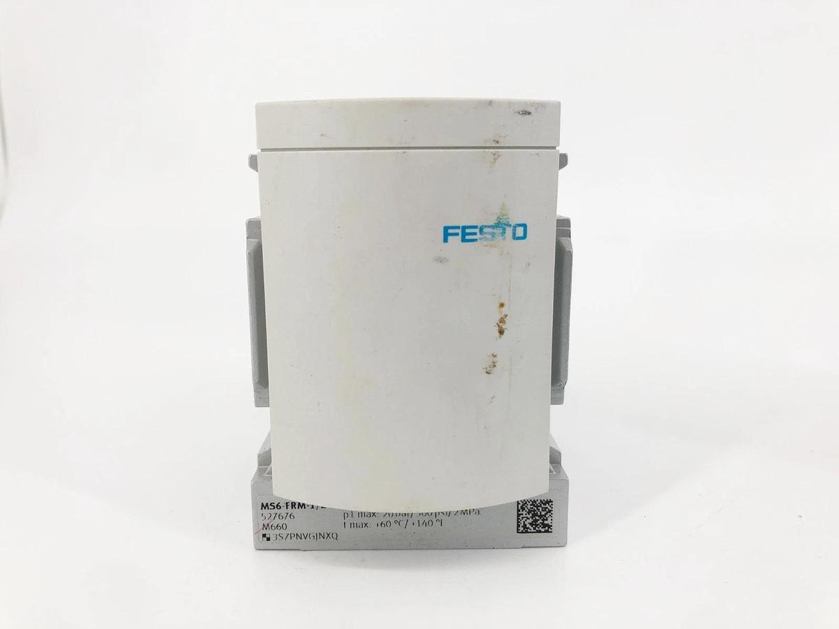 Used Lot of 2 Festo MS6-FRM-1/2-UL1 Branching Modules 300psi 527676