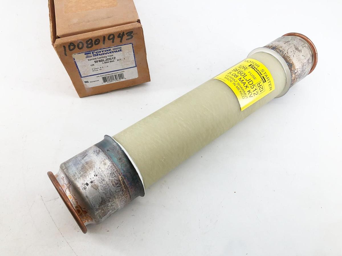 New Ferraz Shawmut 9F60LJD512 Fuse 5.08KV 12R Type EJ-2 Size D
