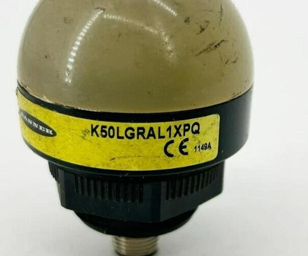 Used Banner Engineering K50LGRAL1XPQ Light With Sensor 80976