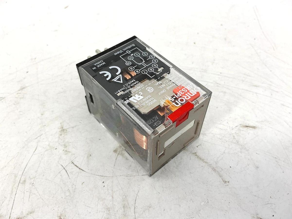 New OMRON MKS3PI-5-AC250 Power Relay 11-Pin 10A 250VAC 50/60HZ MKS3PI-5 - No Box