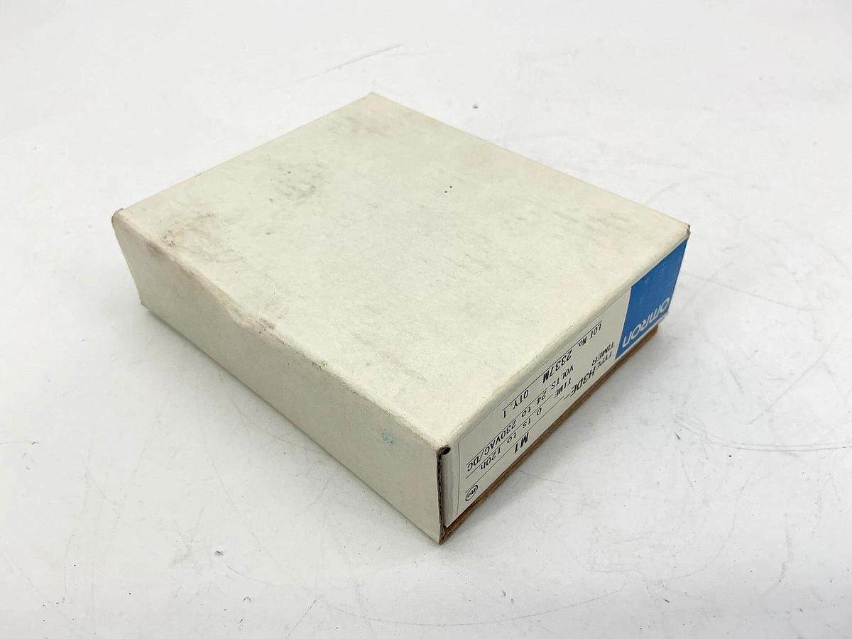 New Omron H3DE-M1 Timer Relay Time: 0.1sec-120hr 5A 250V 24-230VAC/DC 50/60HZ