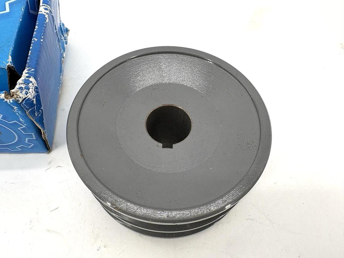 New AMEC 2BK36 x 7/8 V-Belt Pulley 2-Groove .875" Finished Bore
