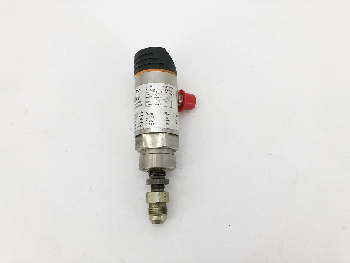 Used IFM Efector PN7206 Pressure Sensor 3/4" NPT 18-36VDC
