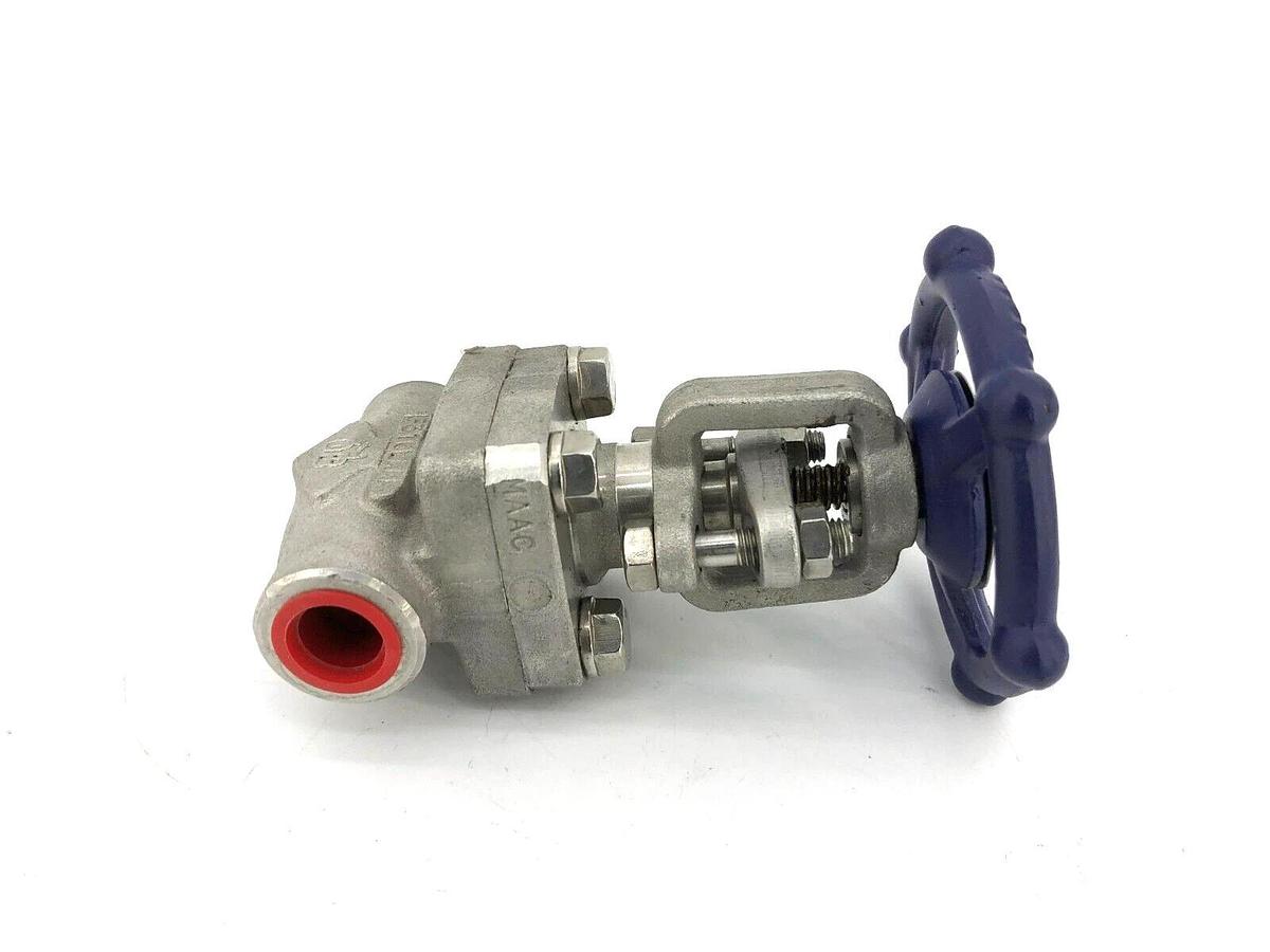 New OMB Valves 810 NACE Forged Stainless Steel Gate Valve 1/2" RB