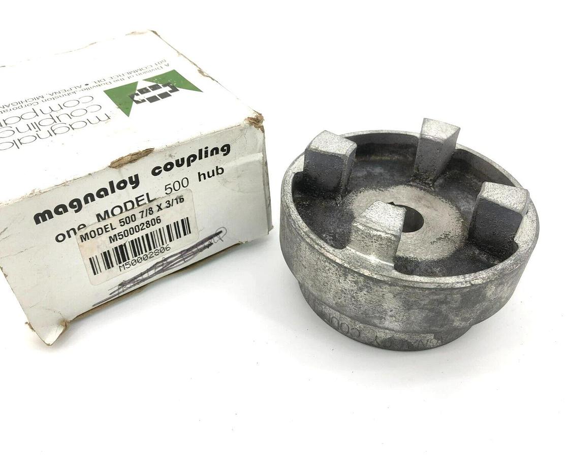 New Magnaloy M50002806 M500 Coupling Hub 7/8" Bore, 3/16" Keyway