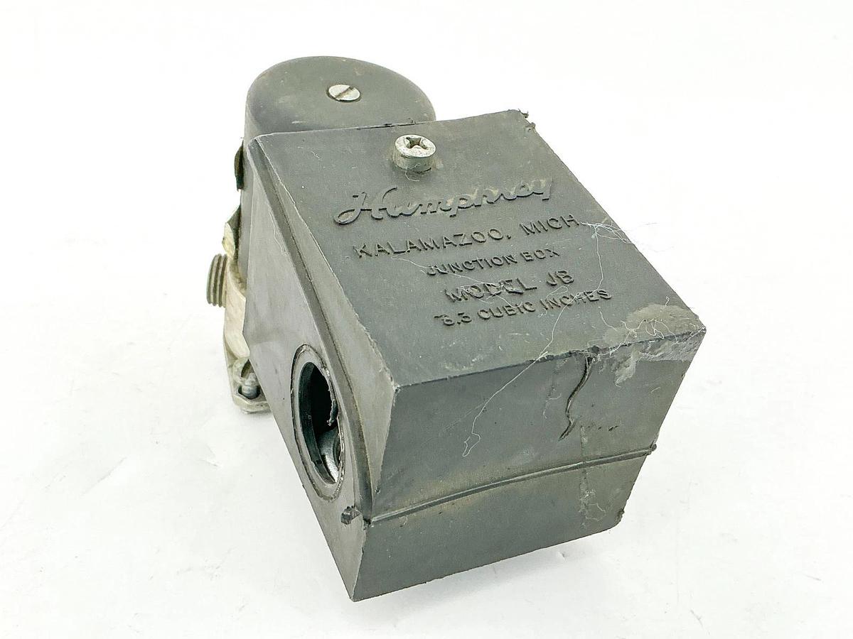Used Humphrey 125-4E1-21-36-70 Solenoid Valve 120V 0-125PSI 8.2