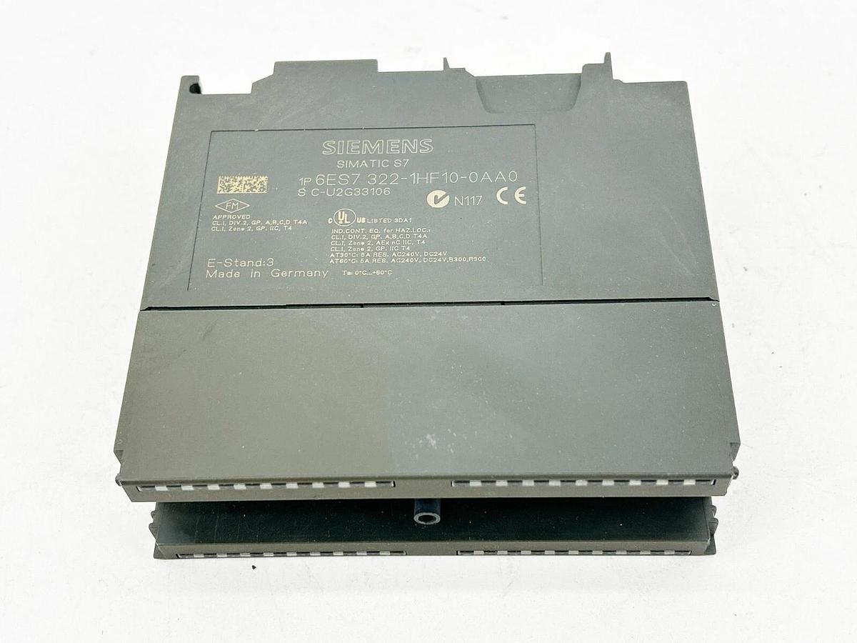 New Siemens Simatic S7 Controller 6ES7 322-1HF10-0AA0