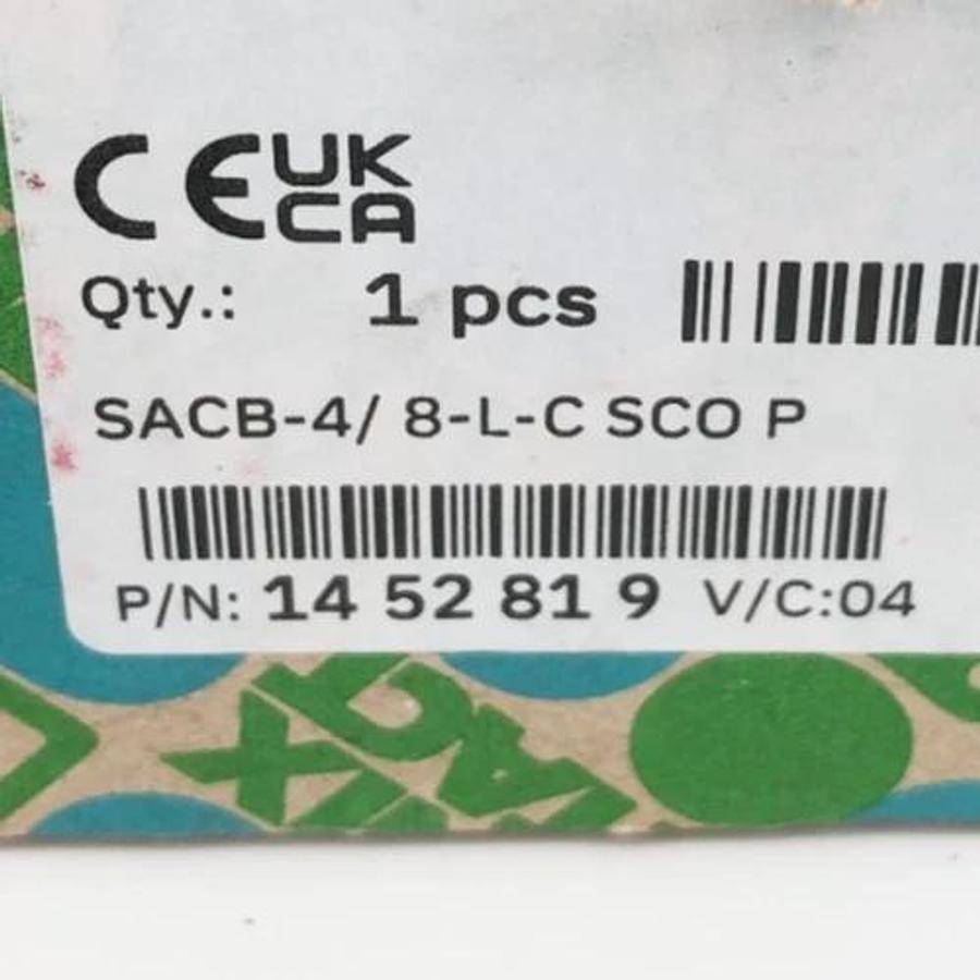 New Phoenix Contact 1452819 Distributor Box SACB-4/8-L-C SCO P