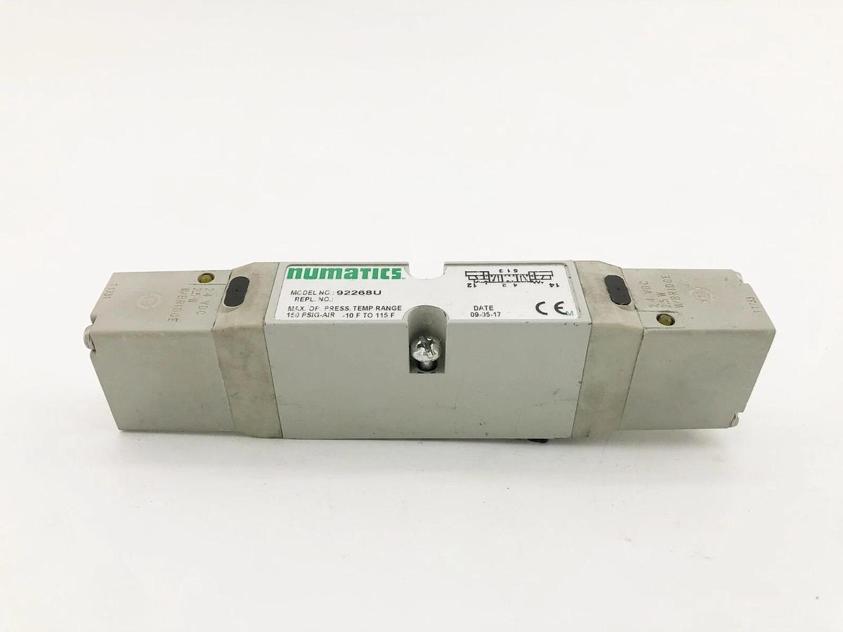 Used Numatics 92268U Solenoid Valve 24VDC 2.5W