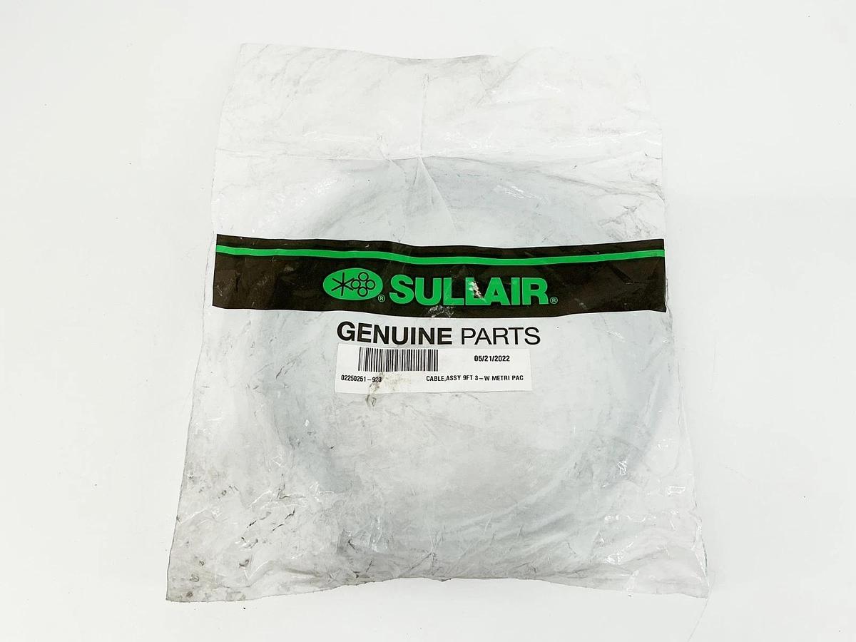 New Sullair 02250251-923 Cable Assembly 9' 3-W Metri Pac