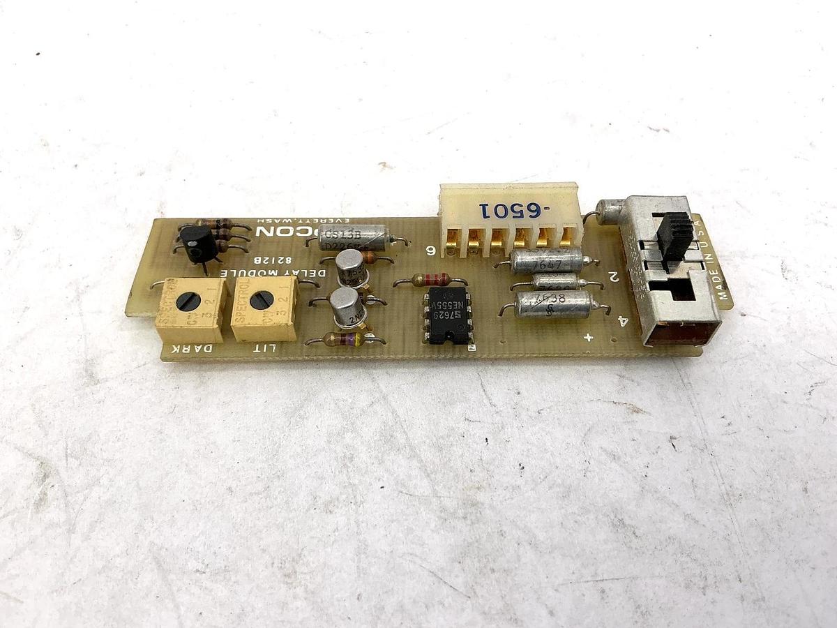 Opcon 8212B-6501 Plug-In Logic Time Delay Module 0.01-35 sec