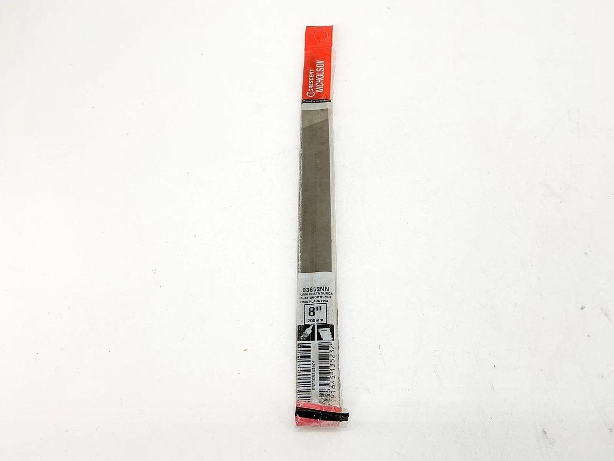 New Lot of 3 Crescent Nicholson 03632NN Flat Smooth File 200mm