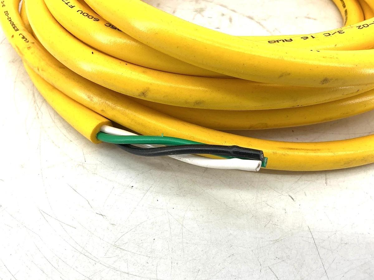 New Allen Bradley 889N-F3AFC-20F Ser B QD Cordset Female 3-Pin 20ft - No Box