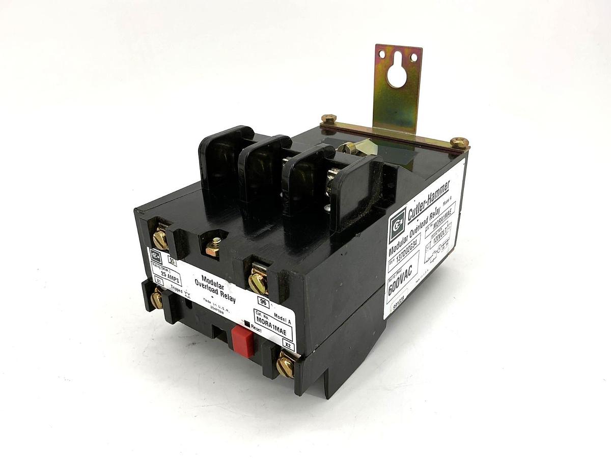 New Cutler-Hammer MORA1MAE Modular Overload Relay 25A 600VAC 137D02G34 - No Box