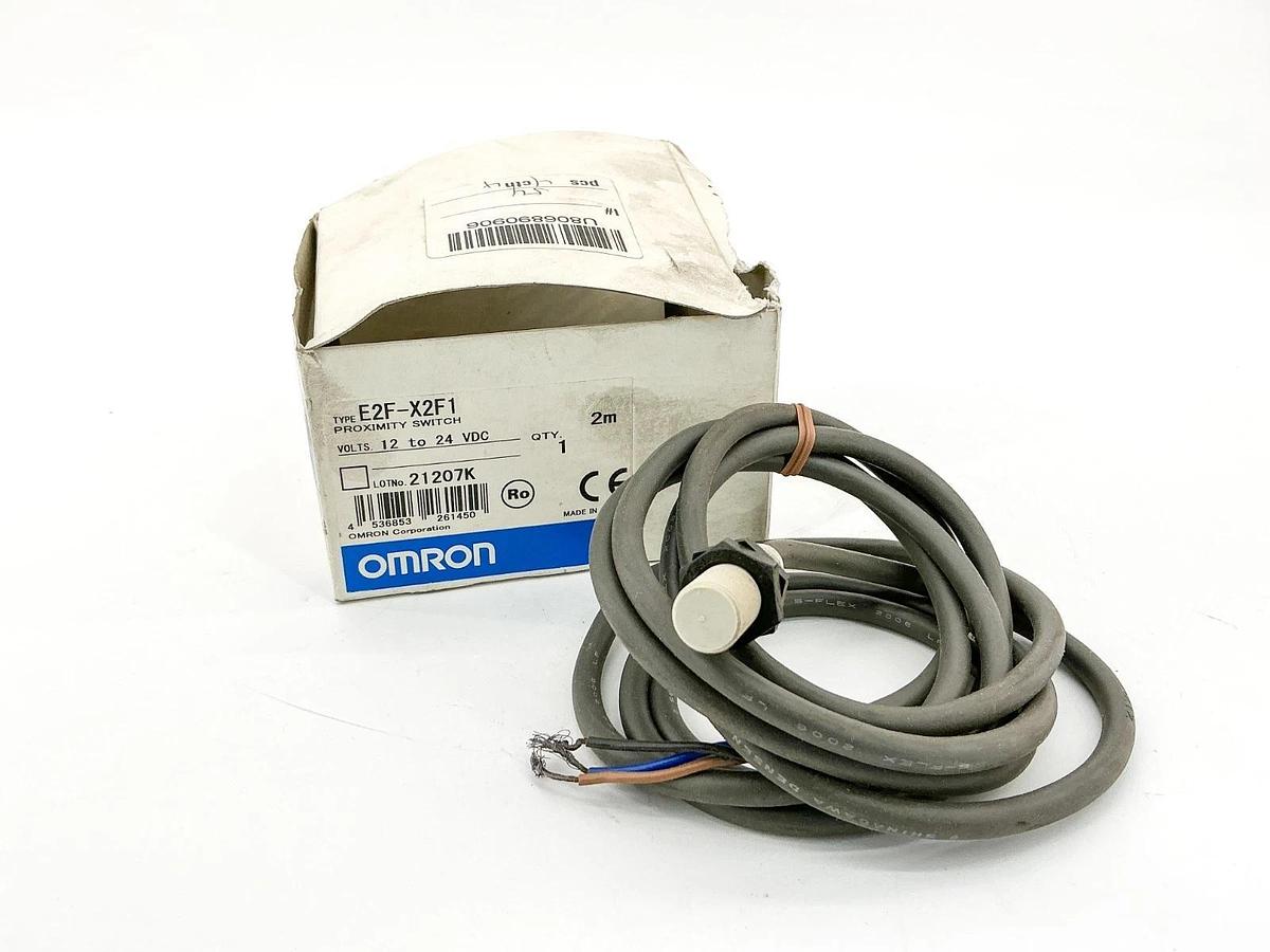 New Omron E2F-X2F1 Proximity Sensor 5mm Range 12-24VDC