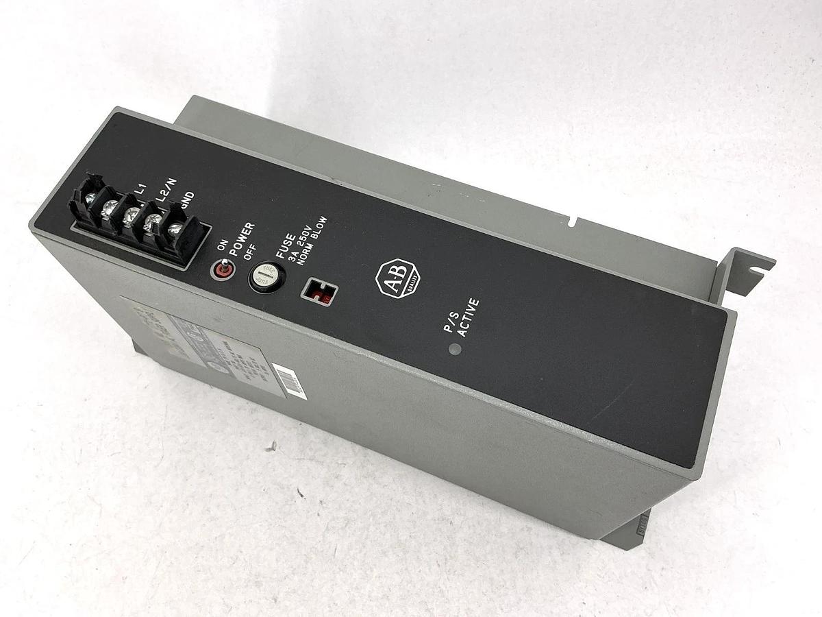 Used Allen Bradley 1771-P7 B Ser B Power Supply IN 2A 120/220VAC 50/60HZ OUT 5VDC 16A