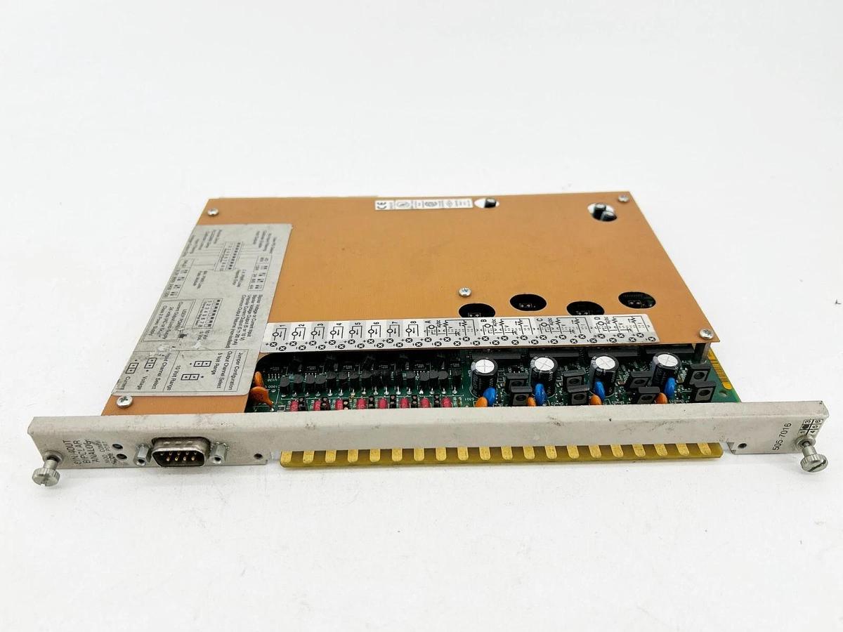 Used Siemens 505-7016 Analog I/O Module 8 Input 4 Output Bipolar