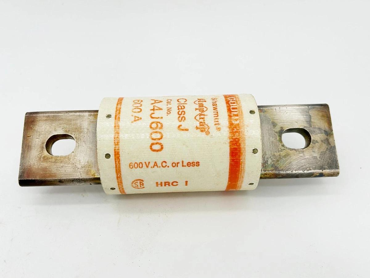 New Gould Shawmut A4J600 Fast Acting Dual Element Fuse 600A 600V Class J