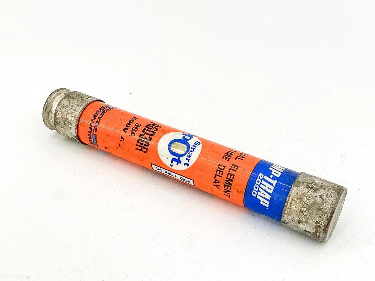 New Lot of 2 Ferraz Shawmut A6D30R Duel Element Time Delay Fuse 30A 600V RK1