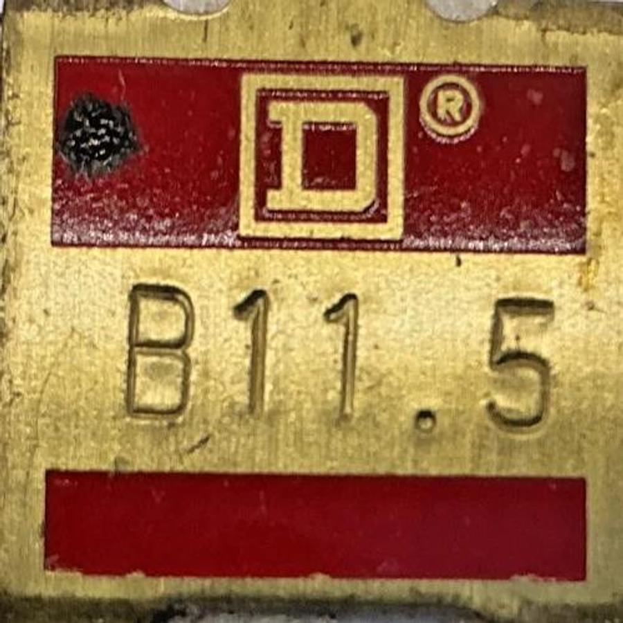 New Square D 2-B11.5 Relay Units QTY 2 Per Box