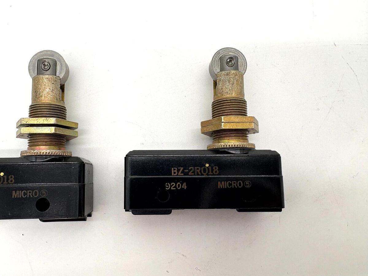 Lot of 2 New Honeywell Microswitch BZ-2RQ18 Basic Limit Switches