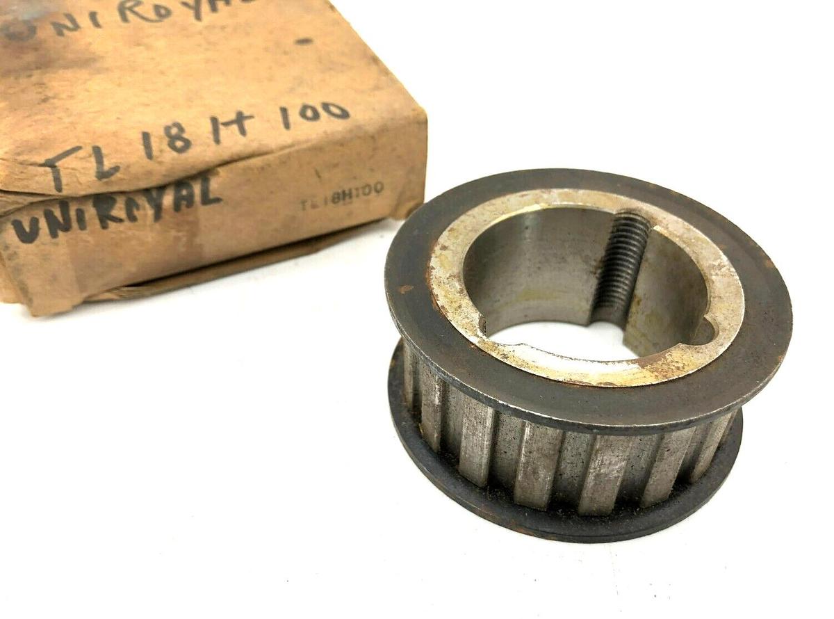New Uniroyal TL18H100 Timing Belt Pulley, 18 Teeth, 1/2" Pitch, 1" Belt Width