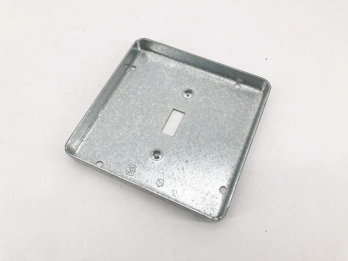 Lot of 3 New Hubbell 870RAC Square Covers 1 Toggle 4-11/16" - No Box