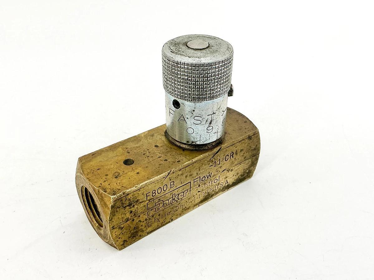 Used Parker F800B Flow Control Valve 2000PSI 15GPM 5800B-11CR