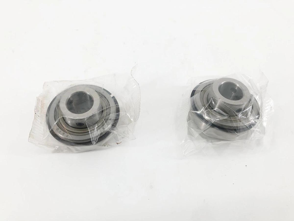 Lot of 2 New Nice 7610DLGTNTG18 Insert Bearings .625” ID 1.75” OD 1.0938” W