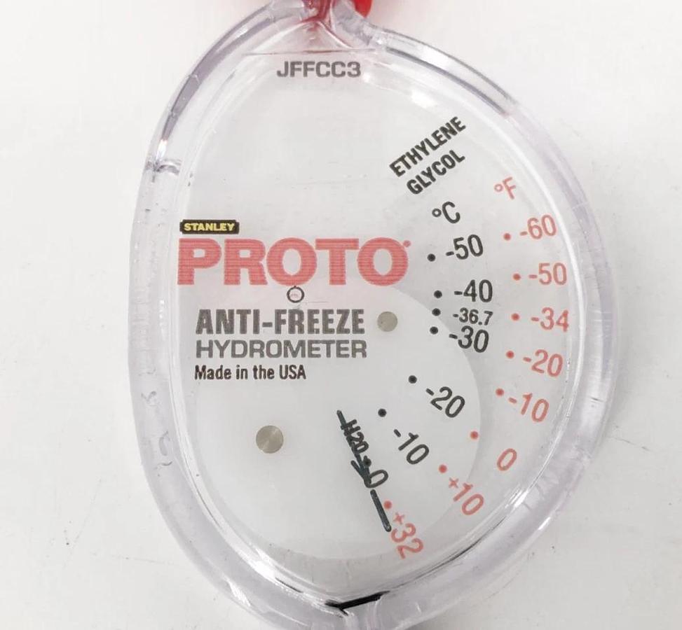 New Stanley JFFCC3 Anti-Freeze Hydrometer