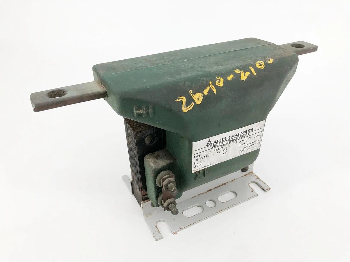 New Allis-Chalmers Type LRM Current Transformer 100:5 Amp CY. 25-60 - No Box