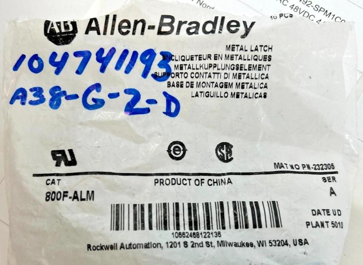 Lot of 4 New Allen Bradley 800F-ALM Ser. A Metal Latches 22mm - No Box