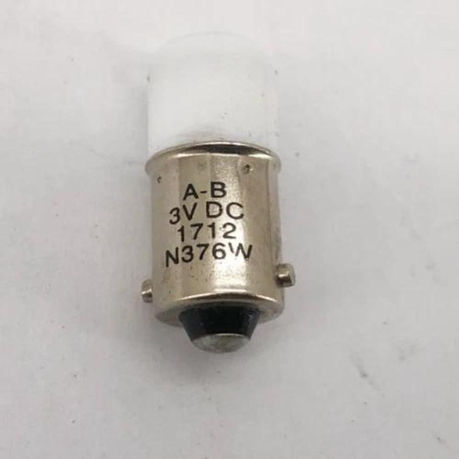 New Allen Bradley 800T-N376W White Pilot Light LED Bulb 3VDC - No Box