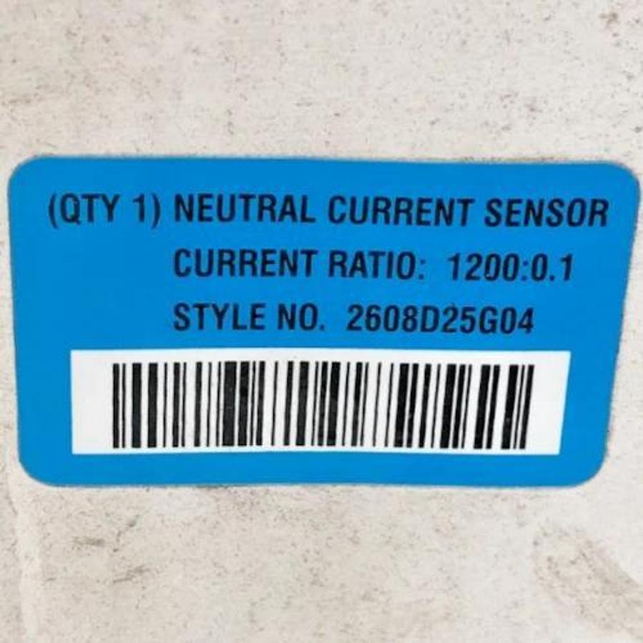 New Eaton 2608D25G04 Neutral Current Sensor Ratio 1200:0.1