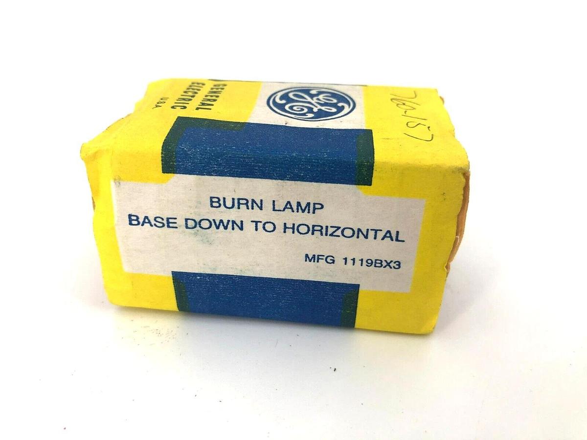 Lot of 5 New GE 1119BX3 Horizontal Burn Lamps