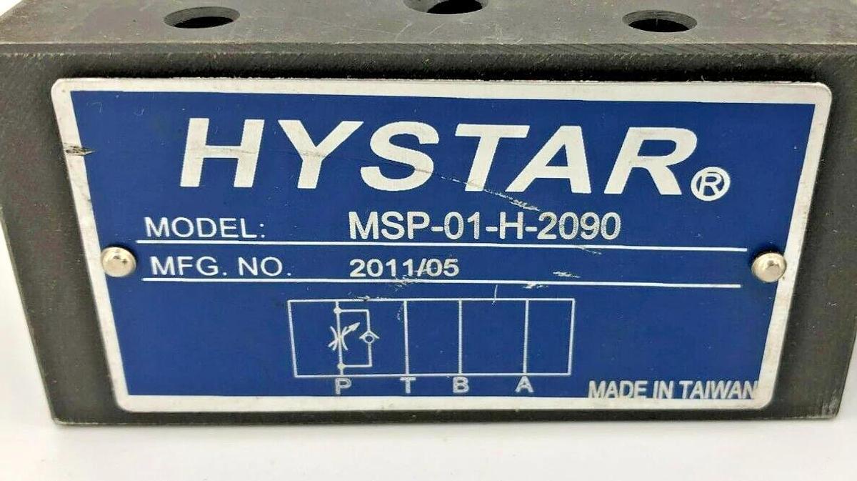 New Hystar MSP-01-H-2090 2011/05 Throttle Modular Valve