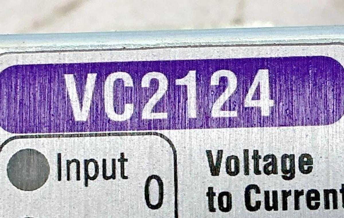 Delta Computer Systems VC2124 Voltage to Current Converter 200mA 24VDC - No Box
